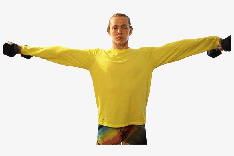 Db Straight Arm Lift Side - Player, transparent png download