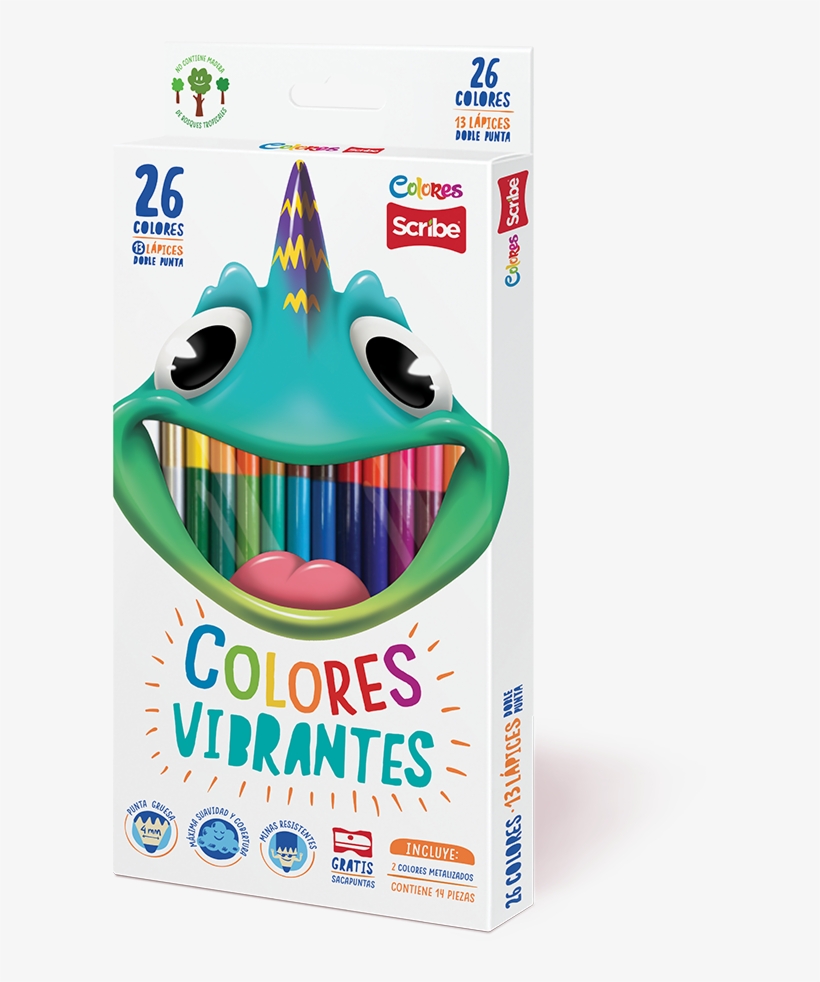 Colores Doble Punta - Scribe, transparent png download