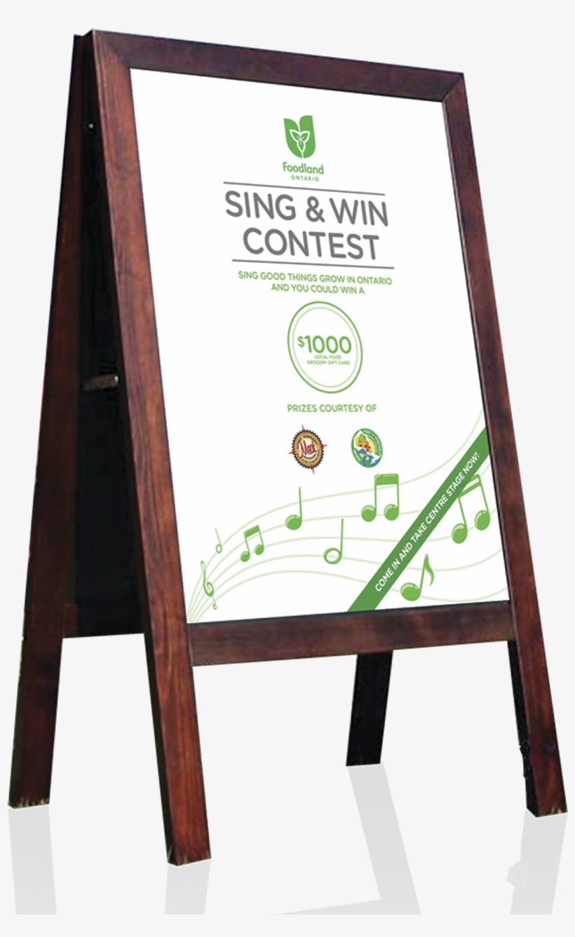 24″ X 36″ Melamine Sandwich Board - Banner, transparent png download