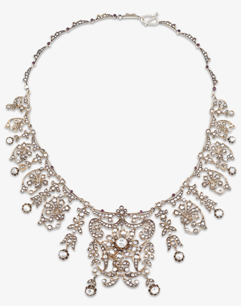 Ottoman Empire Diamond Necklace - Necklace, transparent png download