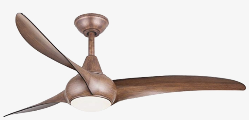 Natural Look - Minka Aire F844 Dk Light Wave 52 Ceiling Fan, transparent png download