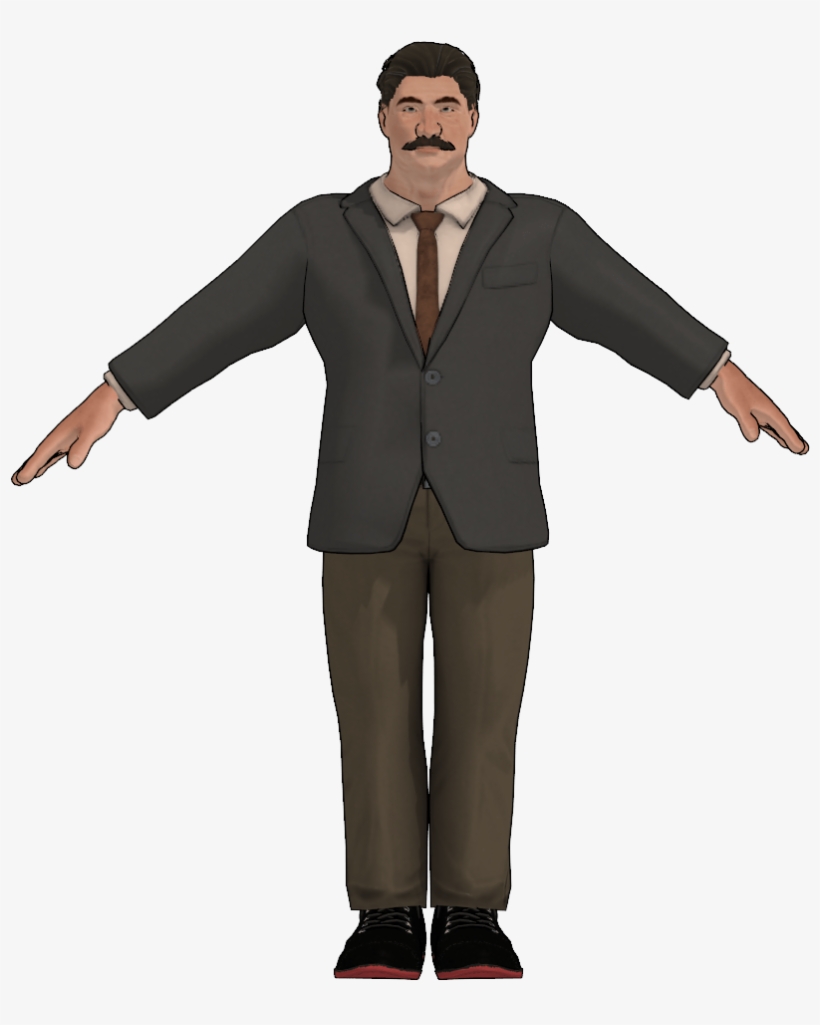 Stalin Professor Mikumikudance Wiki - Gentleman, transparent png download