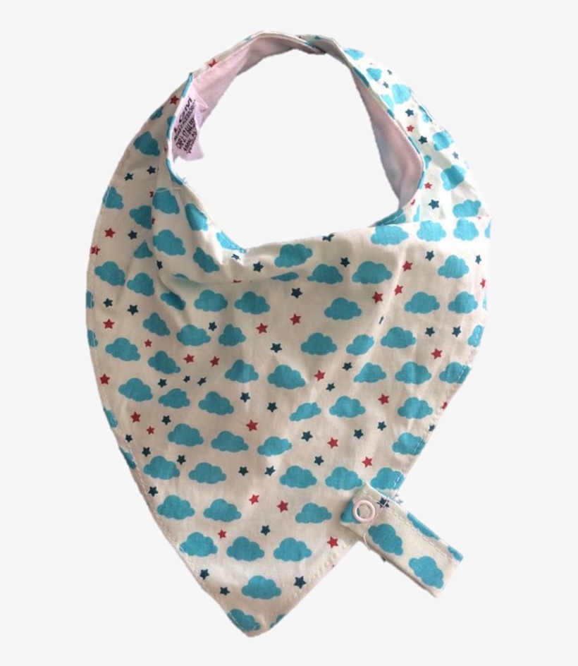 Babador Bandana Nuvens - Hobo Bag, transparent png download