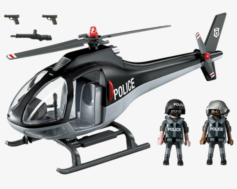 Tactical Unit Copter - Playmobil Tactical Unit Copter, transparent png download