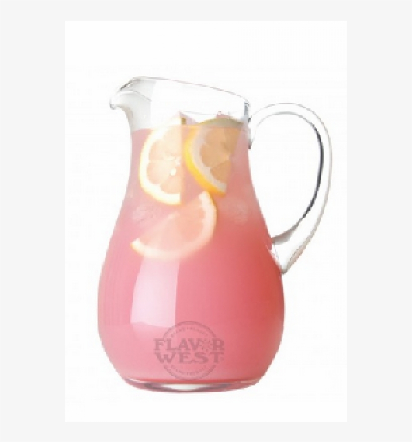 Flavor West - Pink Lemonade - Pitcher Of Pink Lemonade, transparent png download