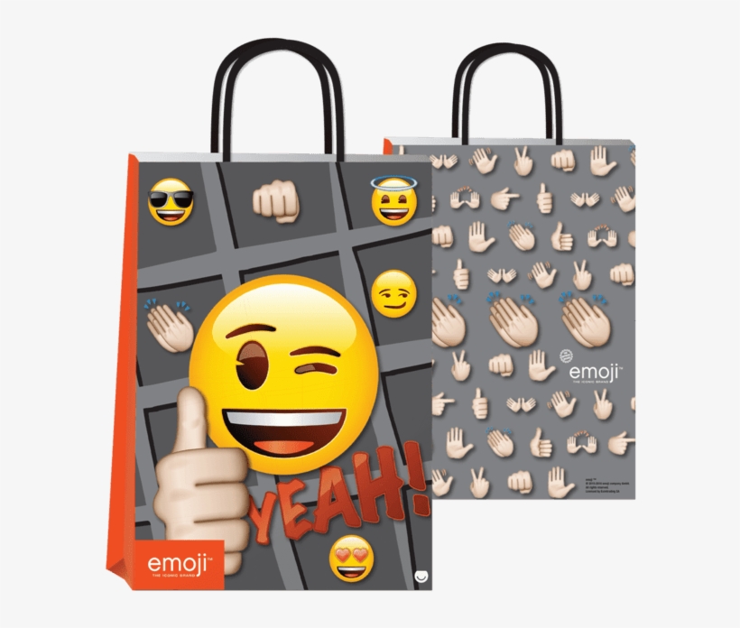 Bolsa Emoji Yeah 22x10x30 - Smiley, transparent png download