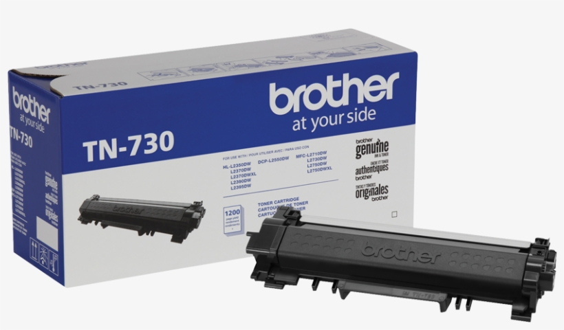 Brotherâ® Laser Cartridge Tn730 Black - Brother Tn 730 Toner, transparent png download