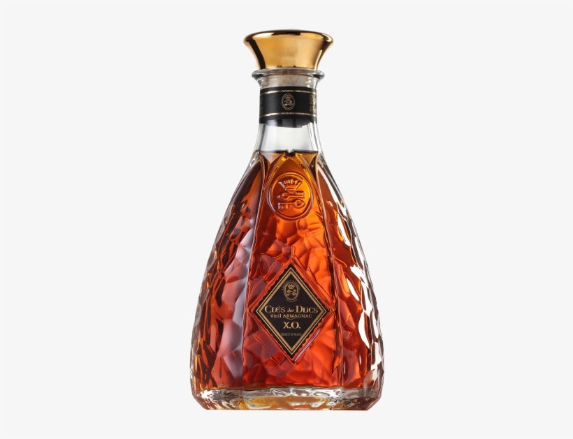 Armagnac Xo Carafe Clés Des Ducs Martelée Armagnac - Glass Bottle, transparent png download