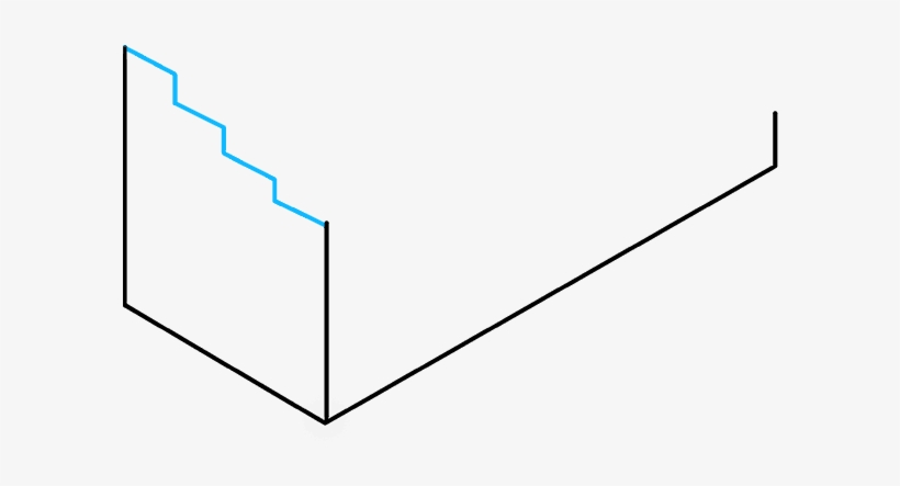 How To Draw Impossible Stairs - Diagram, transparent png download