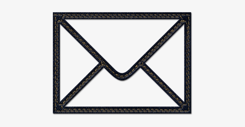 Jean, Social, Denim, Message, Letter, Mail, Email, - Email Icon Vector Grey, transparent png download