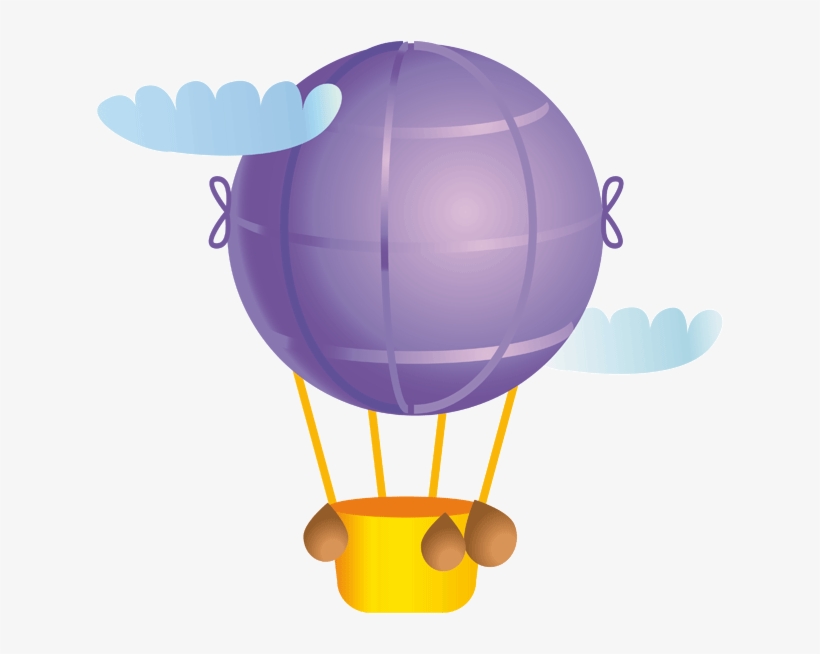 Luego Se Repetirá De Nuevo La Canción Para Crear Una - Hot Balloon Air Purple Png, transparent png download