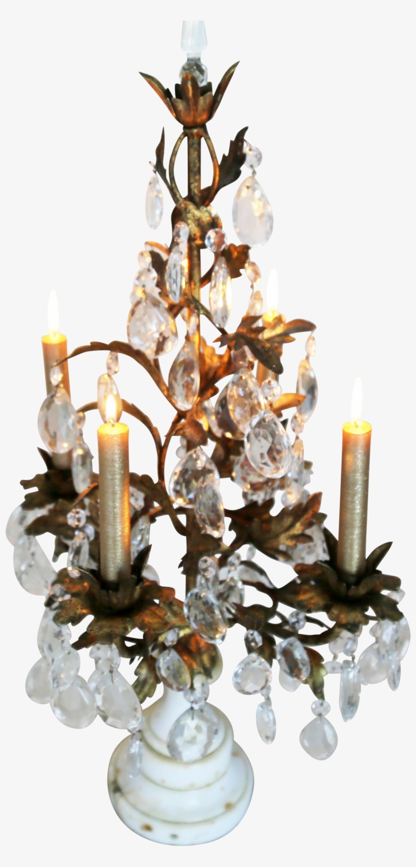 Antique Tree Candelabra With Marble Base On Chairish, transparent png download