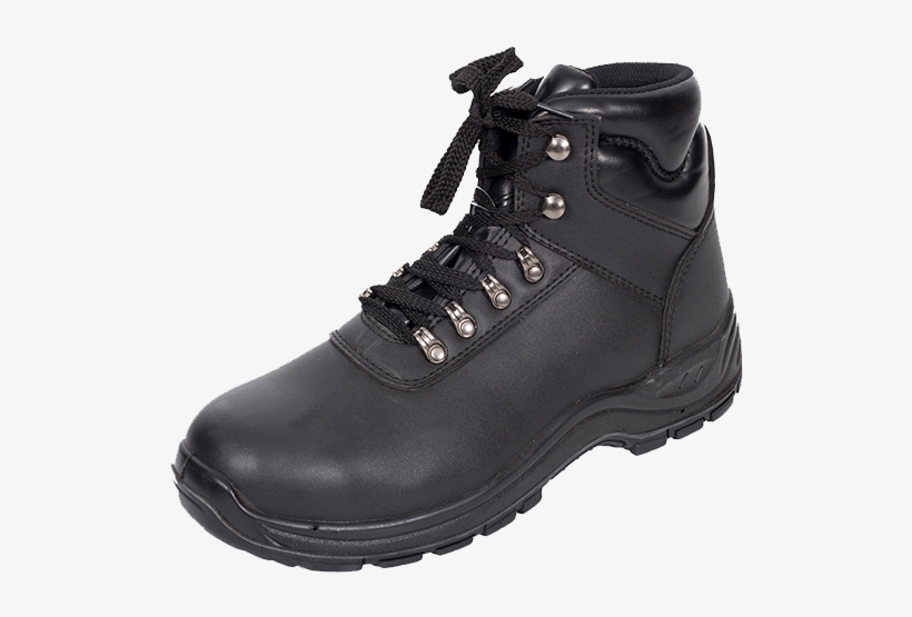 Black Color Military Action Leather Tactical Boots - Work Boots, transparent png download