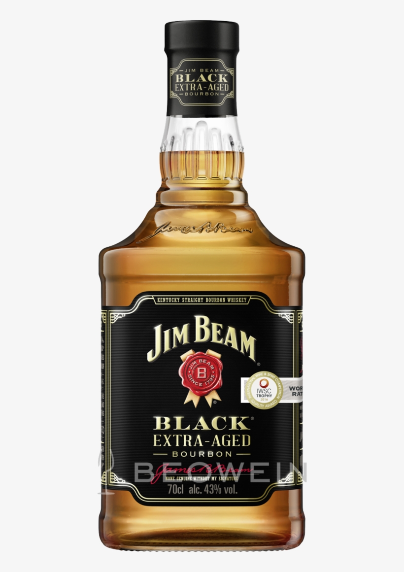 Jim Beam Black Extra-aged 0,7 L - Jim Beam Black Oak, transparent png download