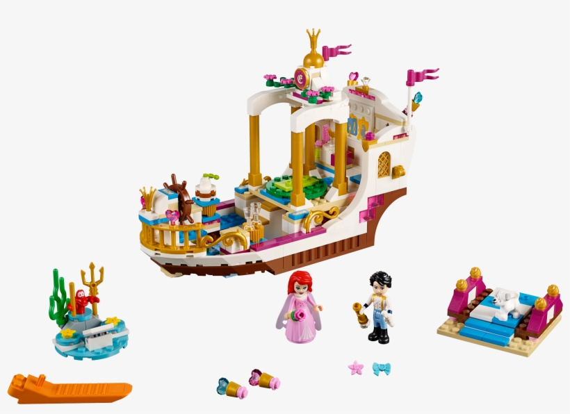 Ariel's Royal Celebration Boat - Disney Lego Sets 2018, transparent png download