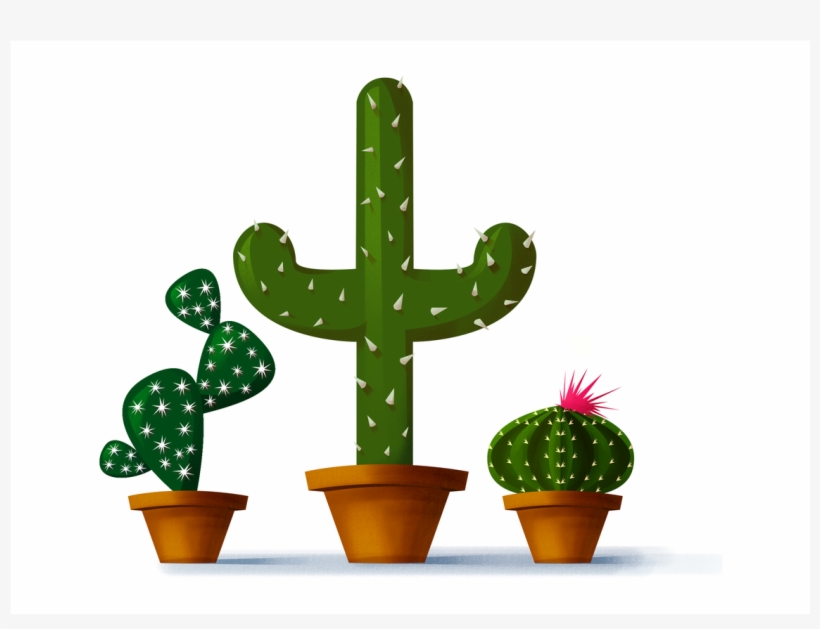 1280 X 960 13 0 0 - Make A Cactus In Illustrator, transparent png download
