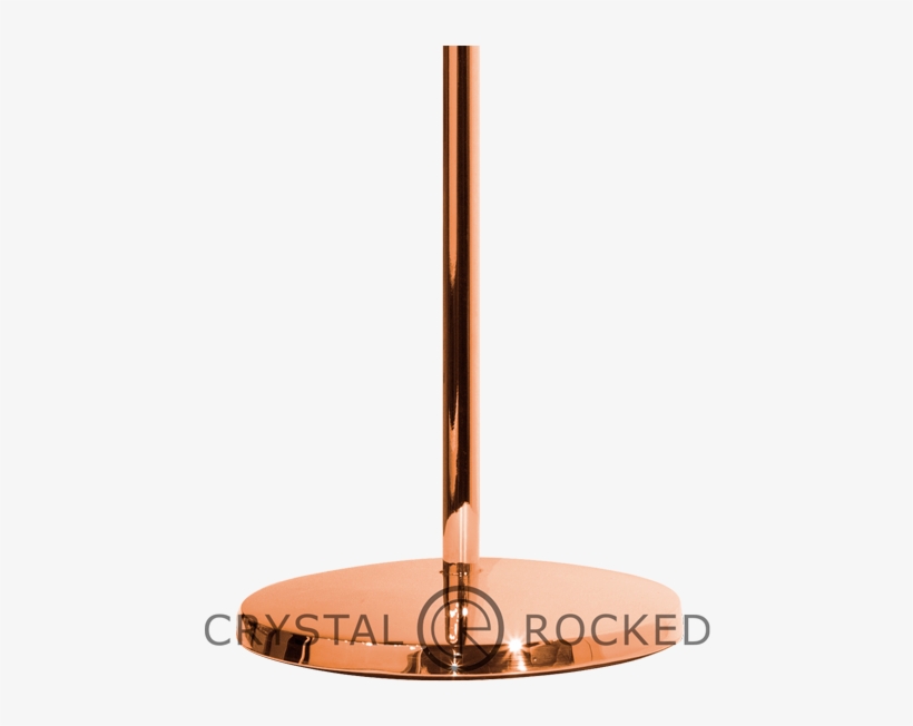 Microphone Stand 18ct Rosegold Plated - Circle, transparent png download