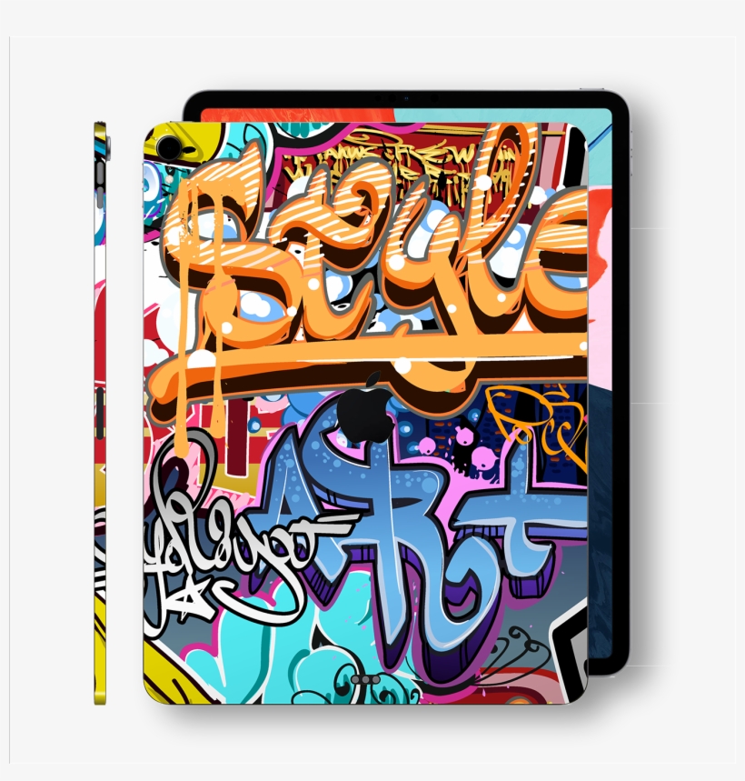 Ipad Pro 11" Inch 2018 Signature Graffiti Printed Skin - Фотообои Граффити, transparent png download