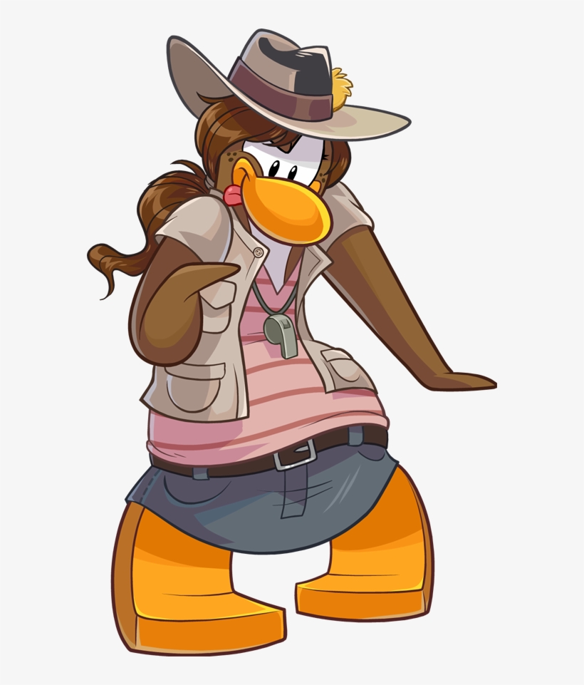 Club Penguin Clipart - Club Penguin Art Girl, transparent png download