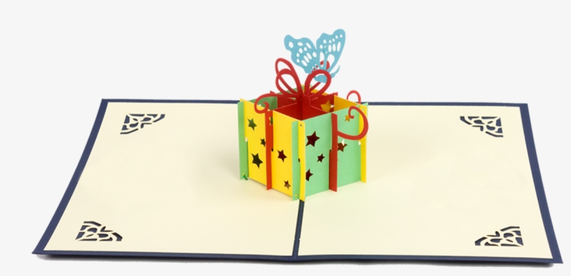 Gift Box Popz - Gift Box Pop Up Card, transparent png download