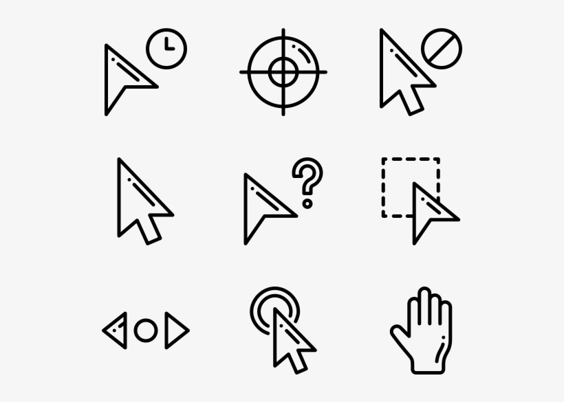 Selection And Cursors - Lab Icon Vector, transparent png download