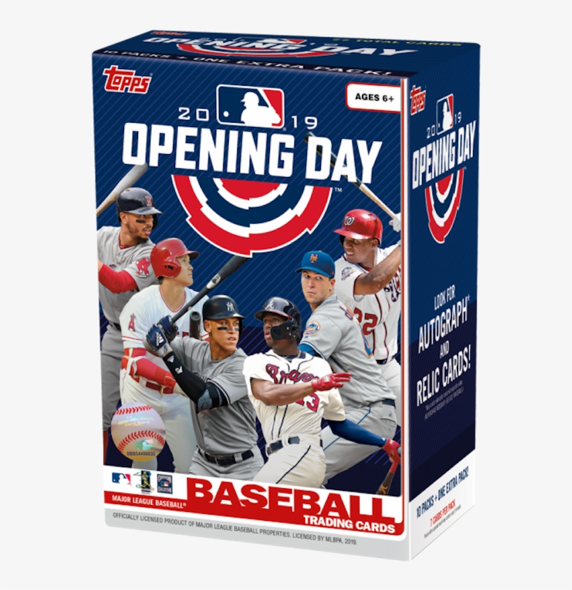 2019 Topps Opening Day Baseball Cards Opening Day Mlb 2019 PNG Image