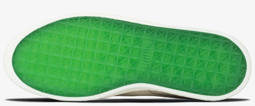 Suede Mid Classic Big Sean Whisper White - Grass, transparent png download