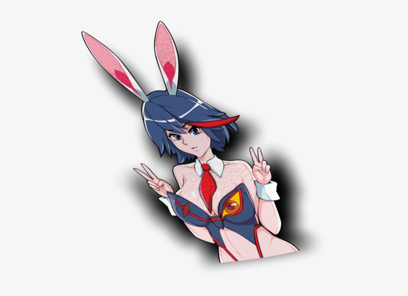Summer Ryuko Matoi Peeker Sticker - Airplane, transparent png download