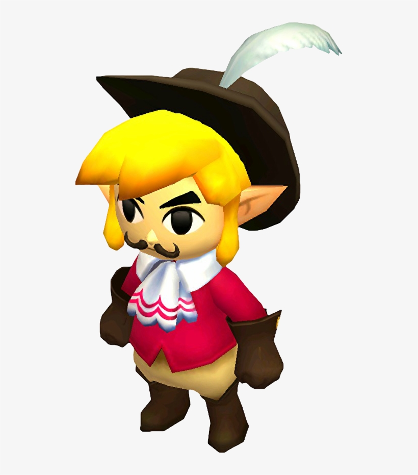 Dapper Spinner Kit - Legend Of Zelda Triforce Heroes Transparent Link, transparent png download