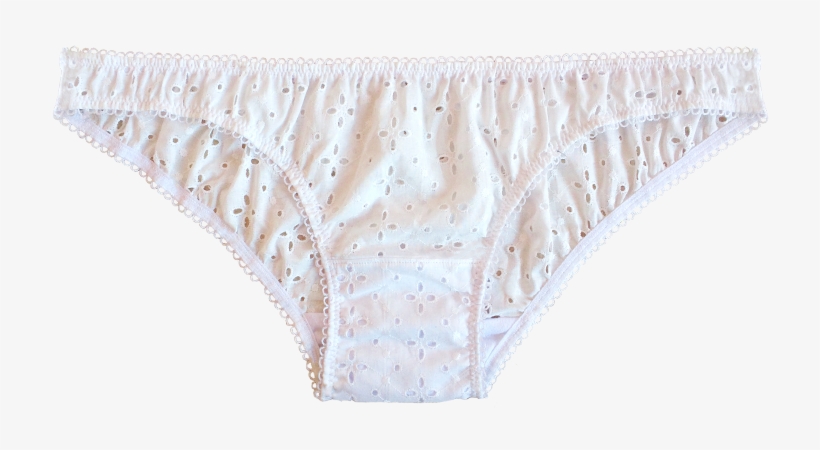 Niki Panty - White Eyelet - Panties, transparent png download