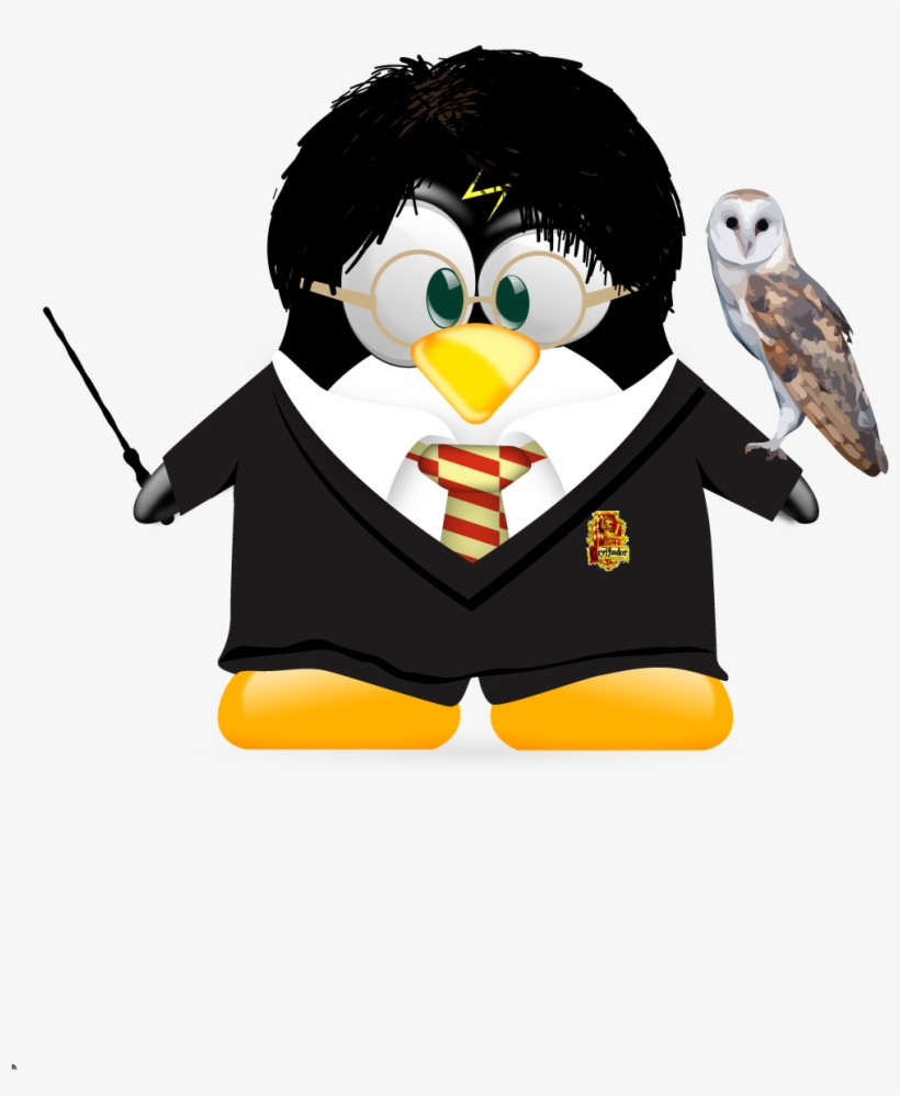 Tux Potter - Penguin, transparent png download