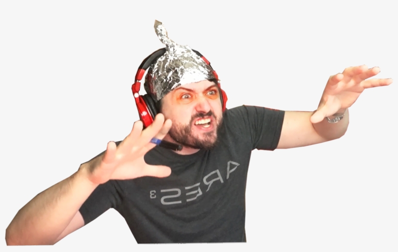 Man In A Tinfoil Hat - Fun, transparent png download