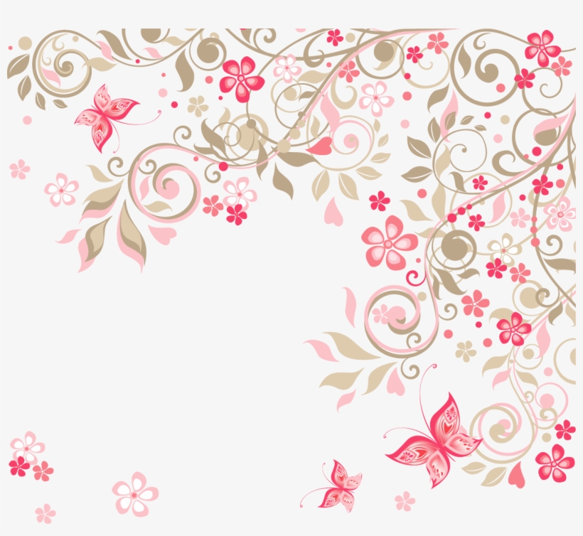 Wedding Invitation Rose Clip - Wedding Floral Background Png, transparent png download