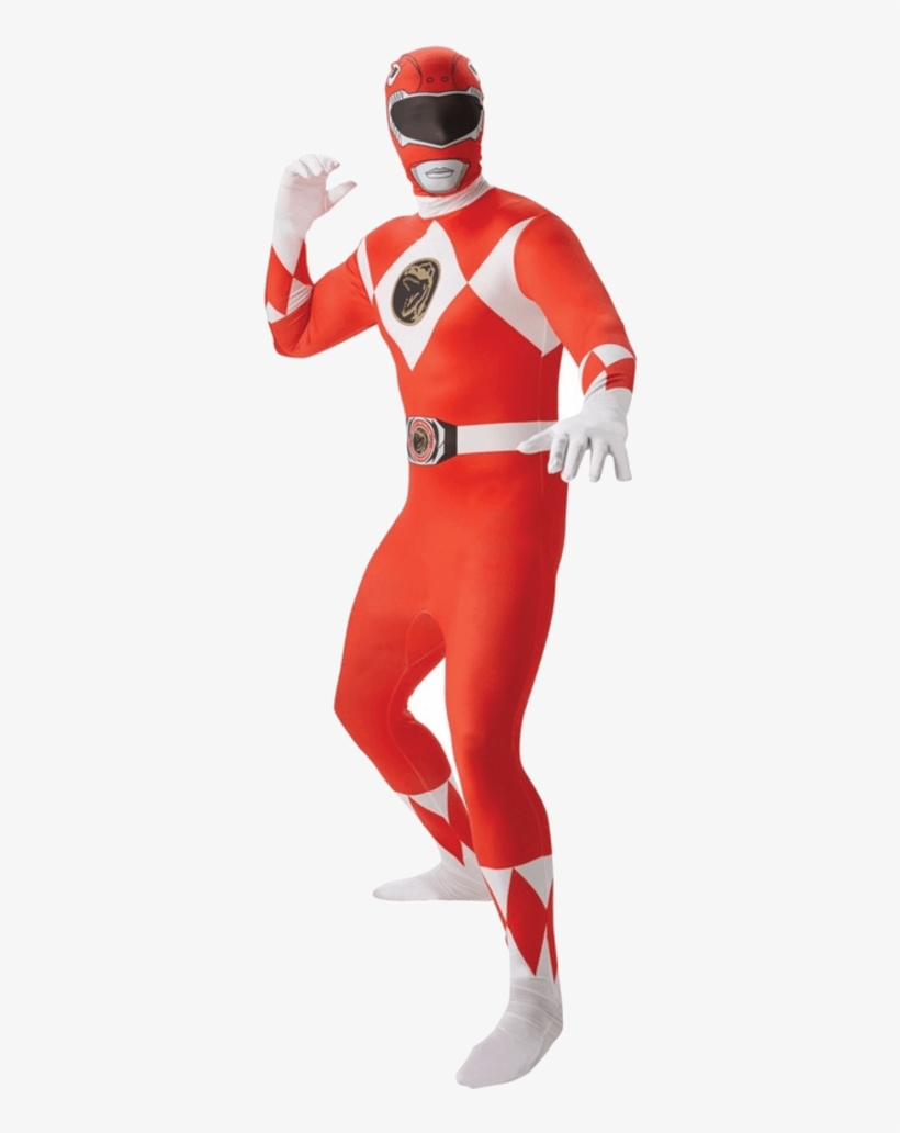 Adult Red Power Ranger - Disfraz De Los Power Rangers, transparent png download