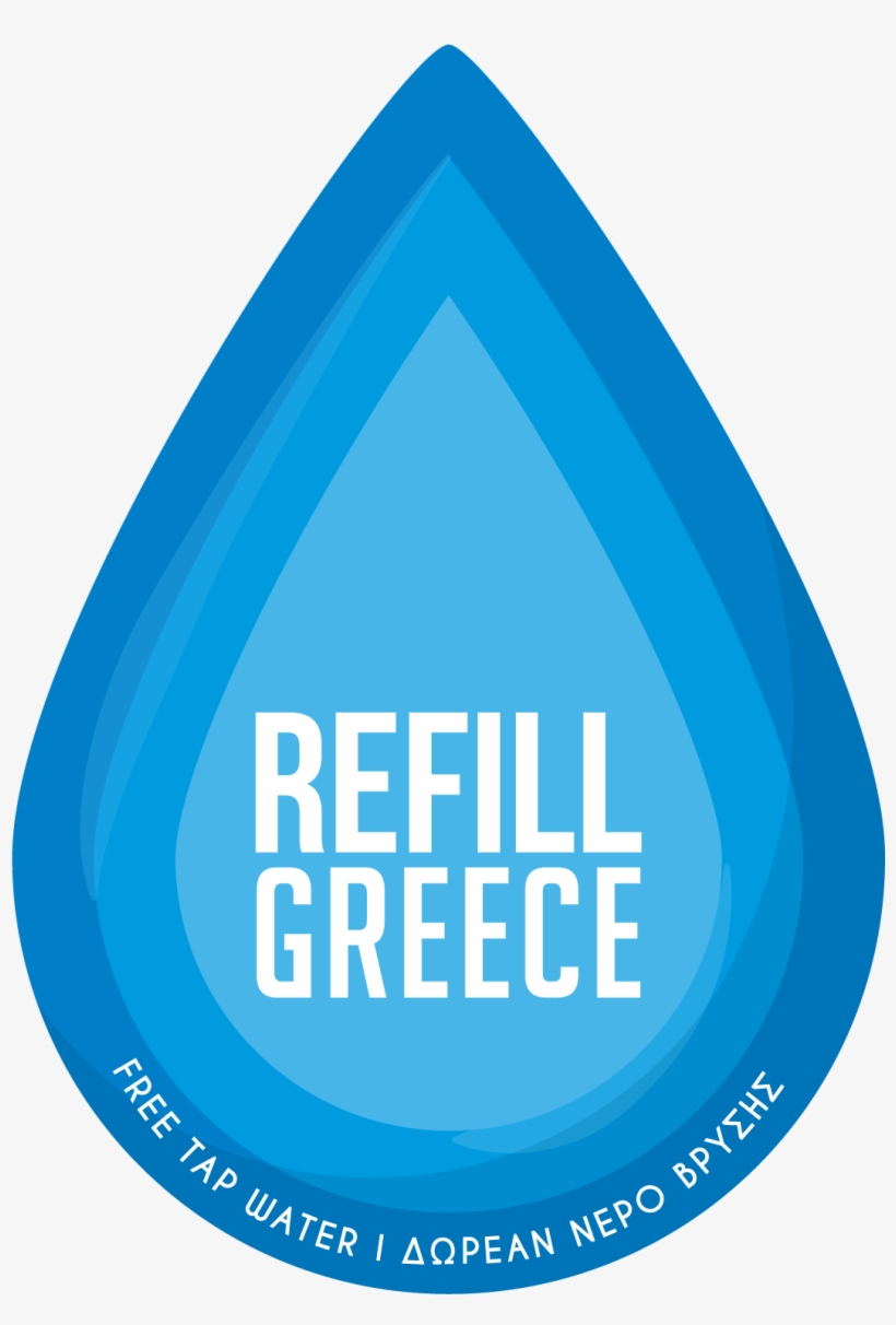 Naxos Refill Station Greece At Naxos On The Rocks Cyclades - Graphic Design, transparent png download