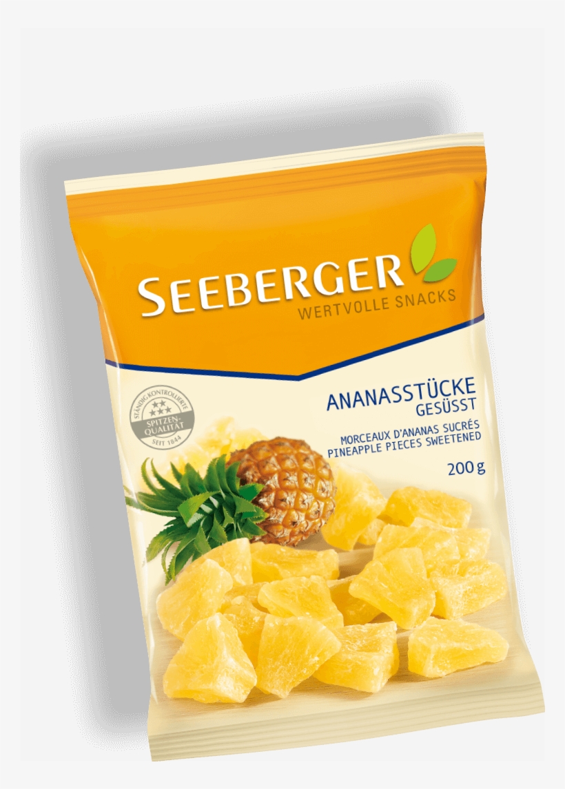 Seeberger Ananas Gesüsst Gedreht Produktansicht - 4008258414019, transparent png download