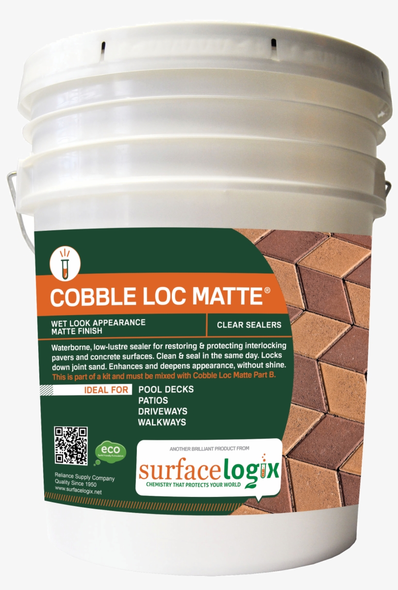 Cobble Loc Matte Is The Newest Water Based, Low Sheen - Cobble Loc Sealer Price, transparent png download