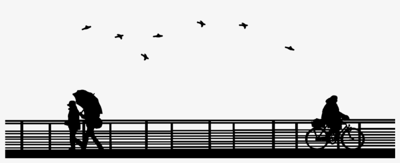 Bridge People The Silhouette - Bridge Silhouette, transparent png download