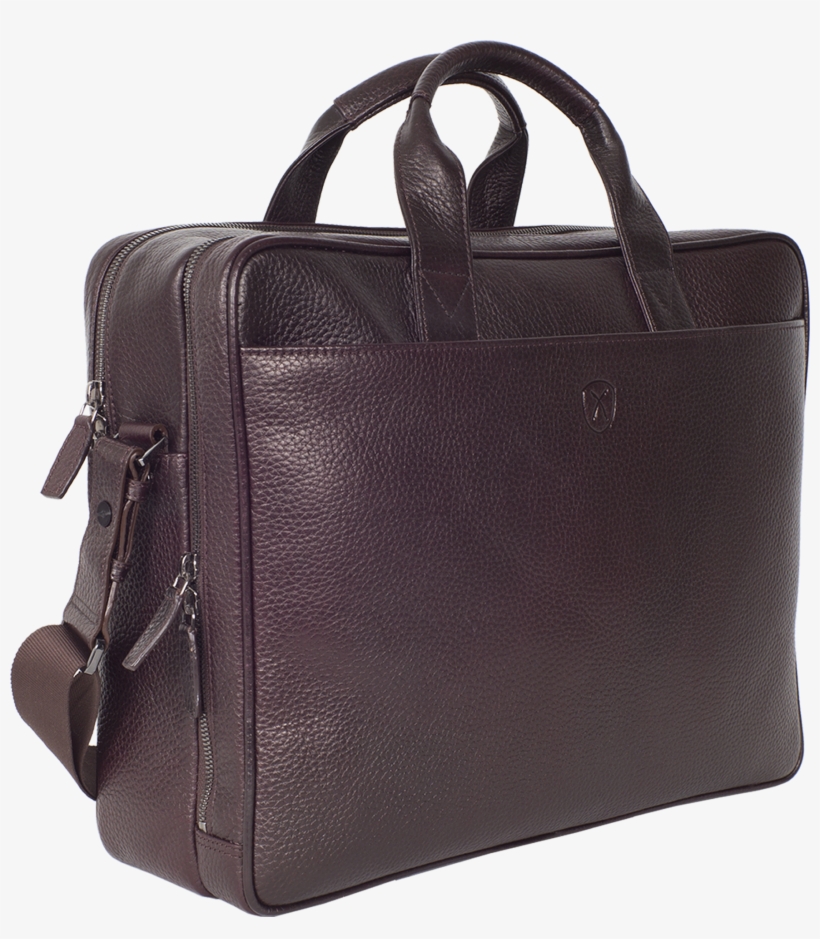 Laptop Bag Business Bag 15 Inch Leather Brown - Briefcase, transparent png download