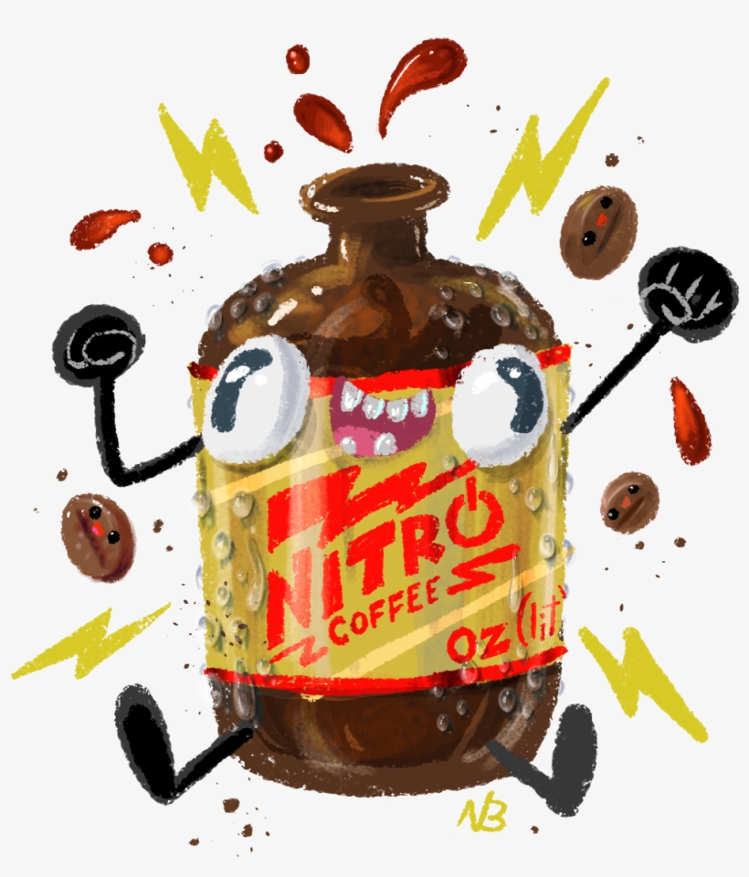 Series Of Foodie-inspired Stickers I Create For Slaptastick - Illustration, transparent png download