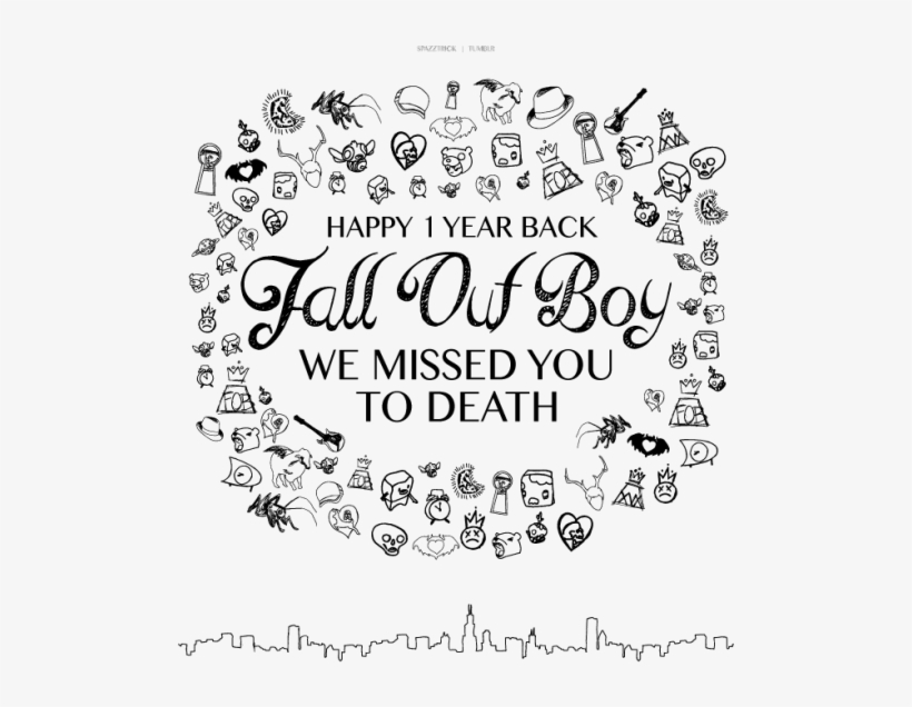 Mine My Edit Fob Fall Out Boy Transparent Feb - Calligraphy, transparent png download