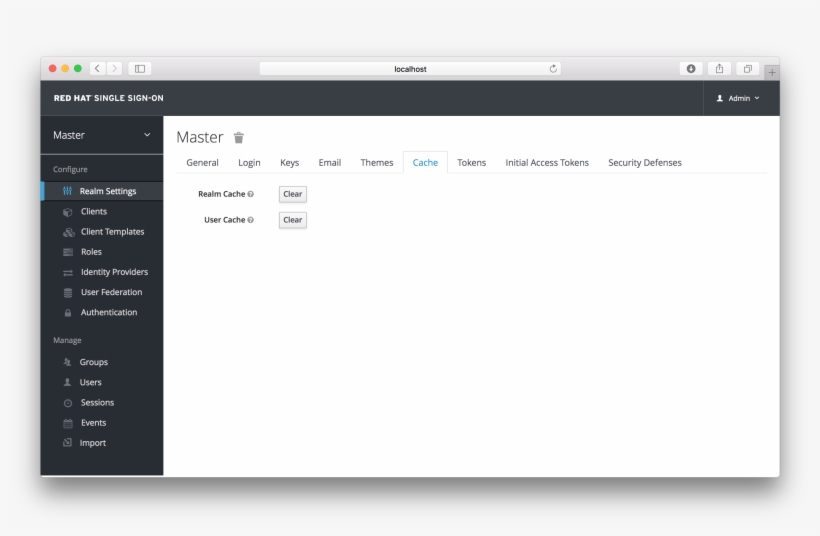 Cache Tab - Keycloak Groups, transparent png download