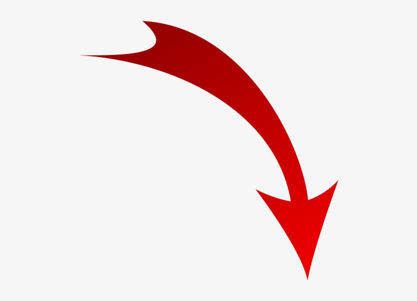 Lakota Language Consortium Lg Curved Red Arrow Left - Arrows Png For Photoshop, transparent png download