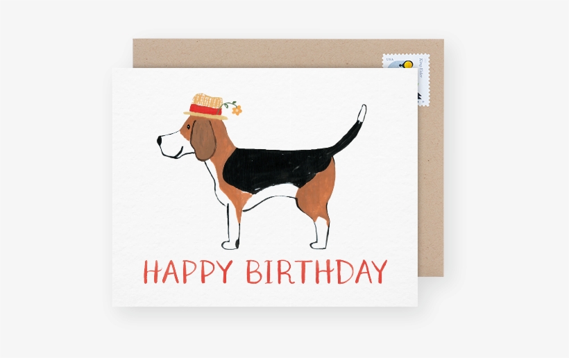 Happy Birthday With Beagle, transparent png download