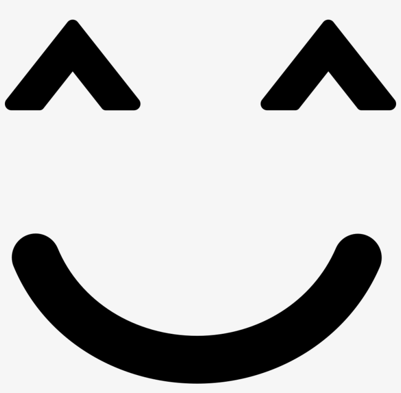 Png File - Smile Icon Closed Eyes, transparent png download