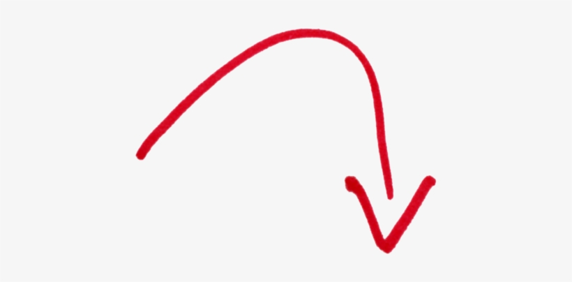 Curved Arrow Red Free Images At Clkercom Vector Clip - Call To Action Arrow, transparent png download