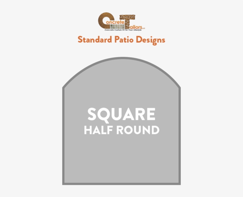Ct Patio Designssquare Half Round - Jive Software, transparent png download