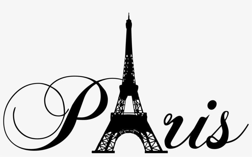 Innovative Bed Designs For Girls Dining Room Design - Eiffel Tower Silhouette, transparent png download