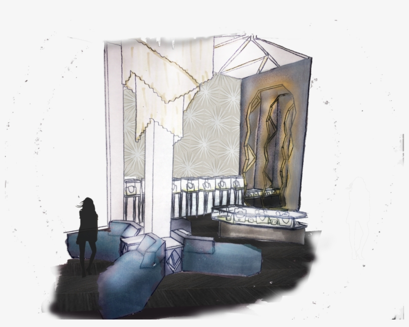 The Finishes In The Design Also Reflect The Concept - Painting, transparent png download