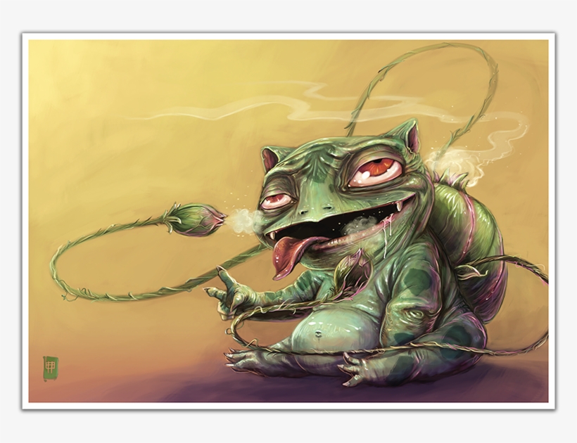 Image Of Bulbasaur - Printing, transparent png download
